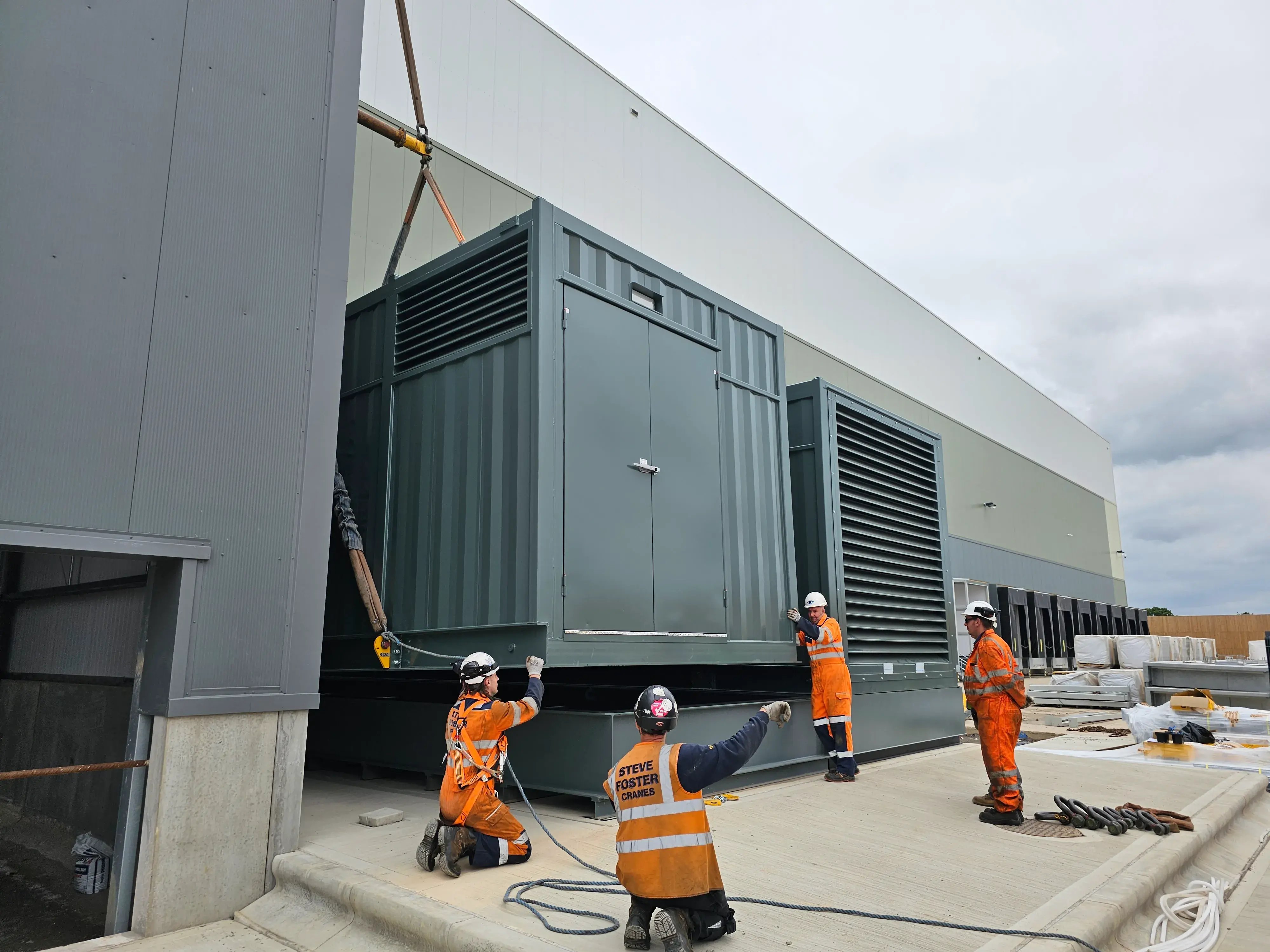 1 of 4 Packaged LV switchroom with 2500kVA Standby Generator