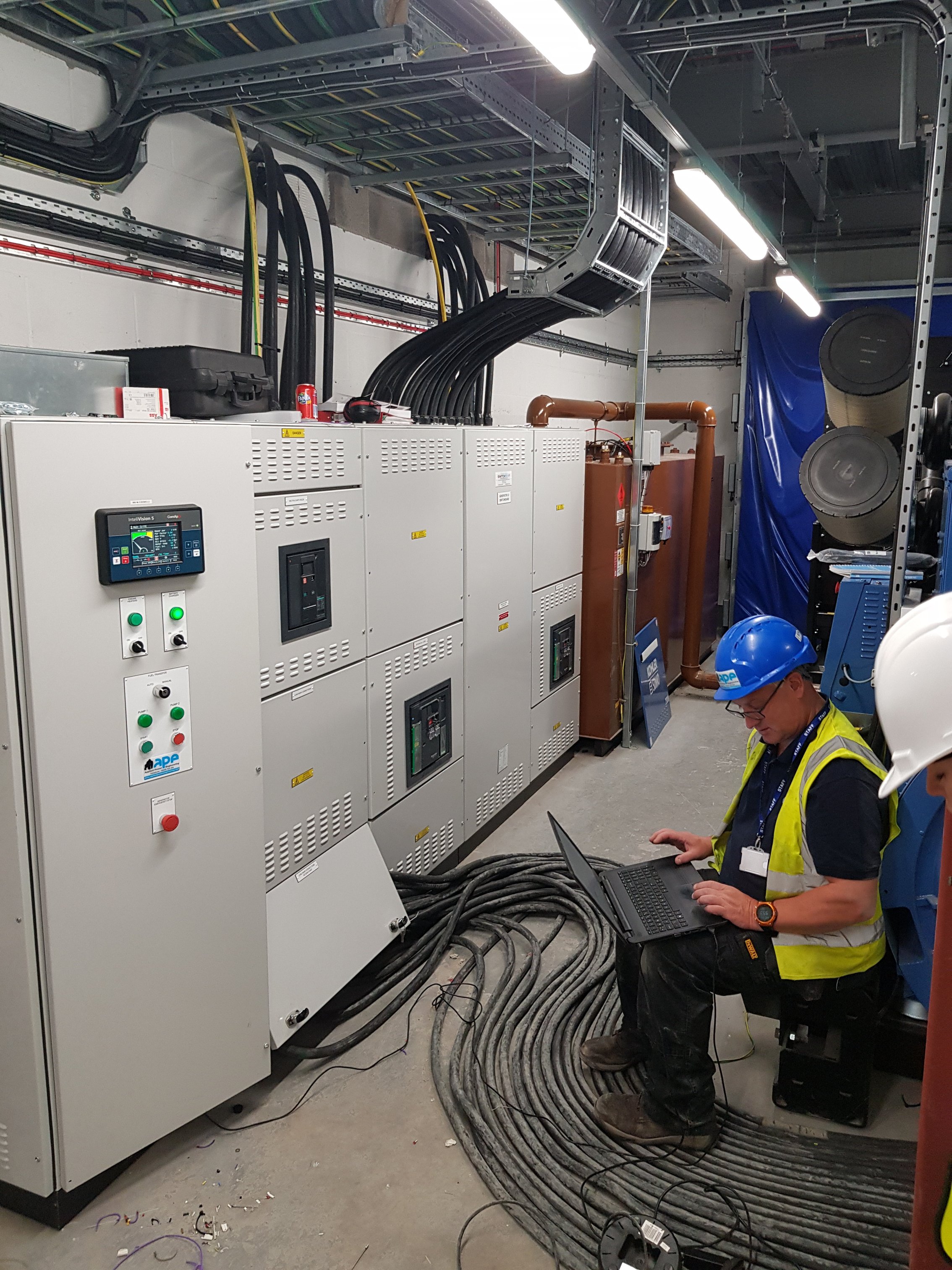 LV Switchboard with loadbank ready for commissioning