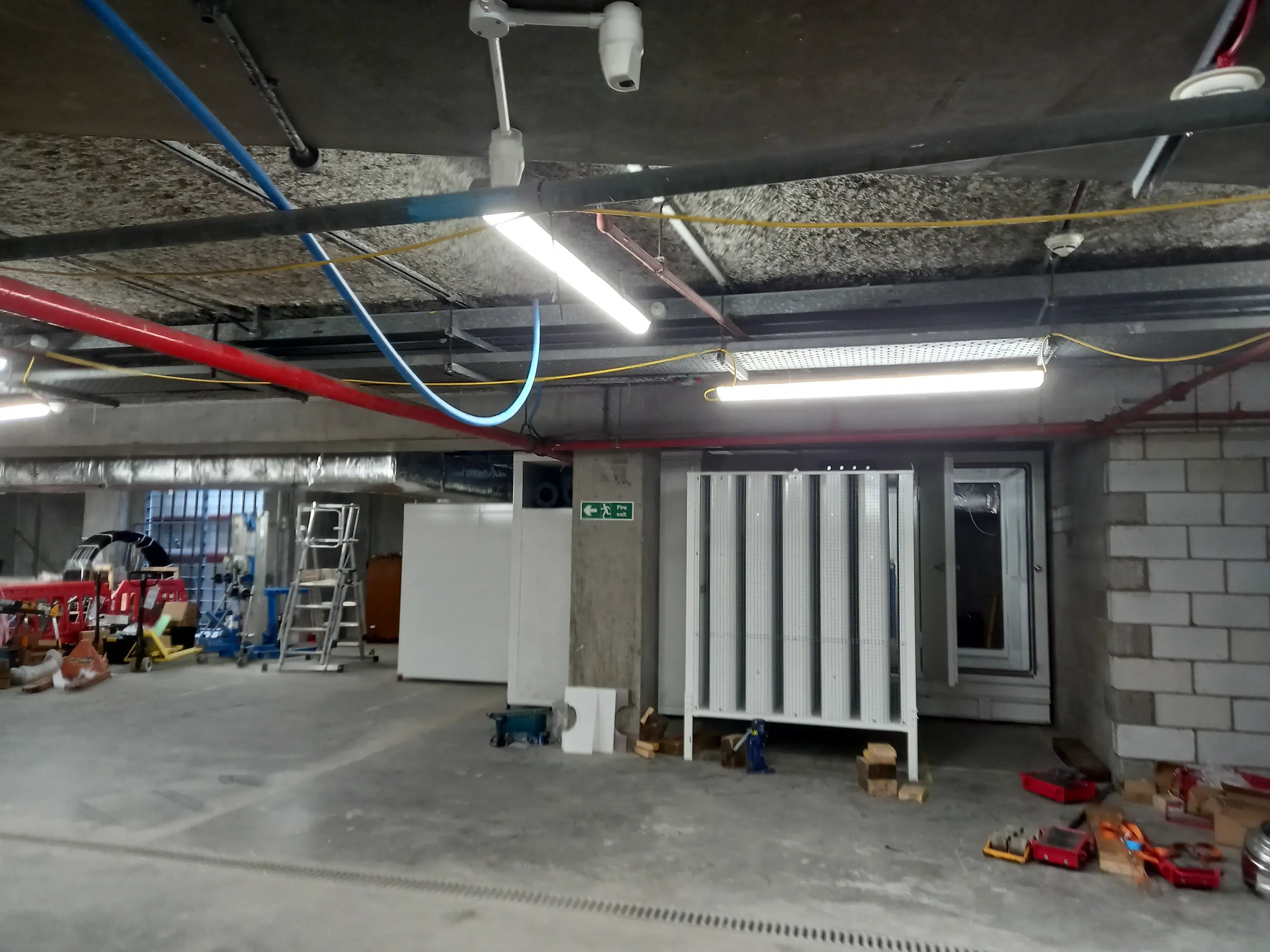acoustic assembly b underground car park